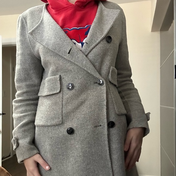 ZARA handmade grey coat - Picture 1 of 6